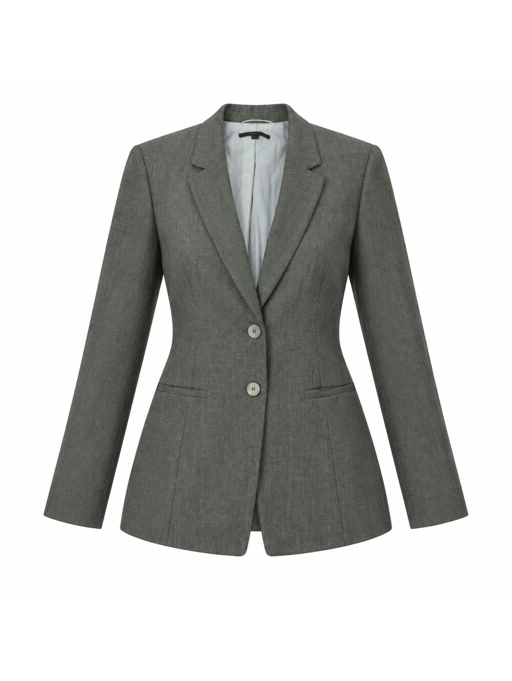 Hugo Boss Women's Gray Blazer Jacket Size US 2 EU 38